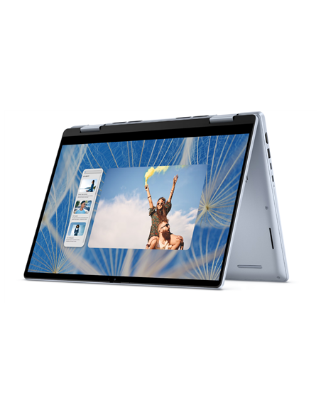 Dell Inspiron 14 2in1 | Ice Blue | 14 " | Touchscreen | FHD+ | 1920 x 1200 pixels | Intel Core 7 | 150U | 16 GB | DDR5 | Solid-