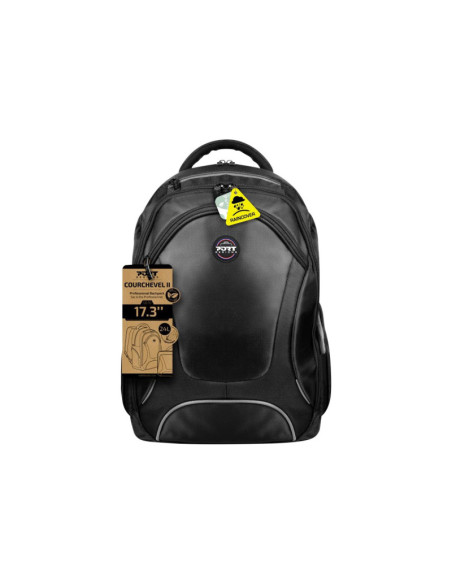 PORT DESIGNS | Courchevel | Fits up to size 17.3 " | Backpack | Black | Shoulder strap