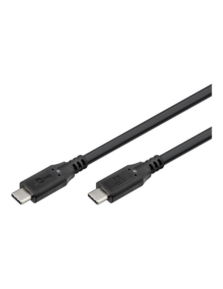 Goobay USB-C Cable, USB 3.2, 60 W, 5 Gbit/s, Power Delivery, 1 m, Black | Goobay