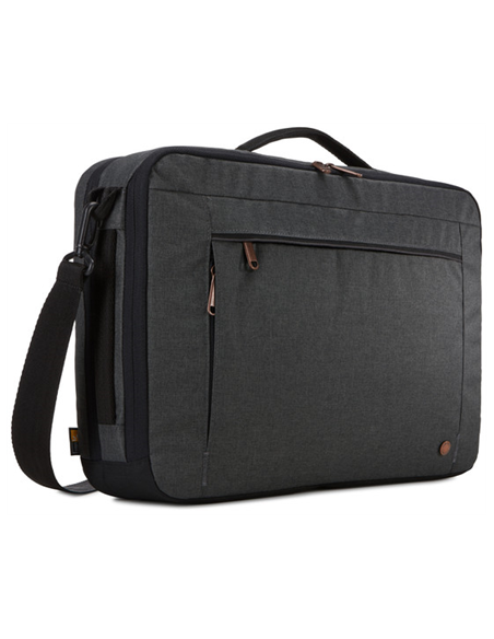 Case Logic | Era Hybrid Briefcase | Fits up to size 15.6 " | Messenger - Briefcase/Backpack | Obsidian | Shoulder strap