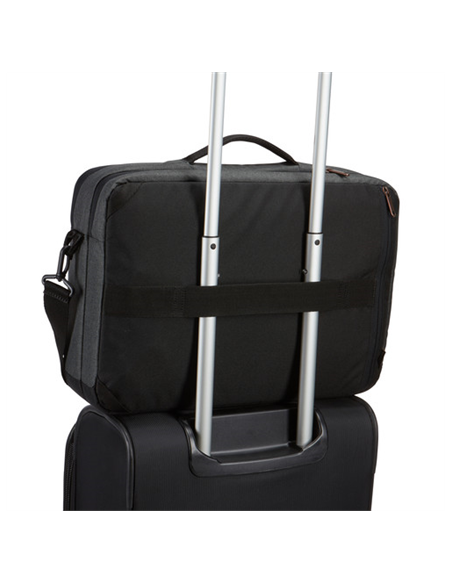 Case Logic | Era Hybrid Briefcase | Fits up to size 15.6 " | Messenger - Briefcase/Backpack | Obsidian | Shoulder strap