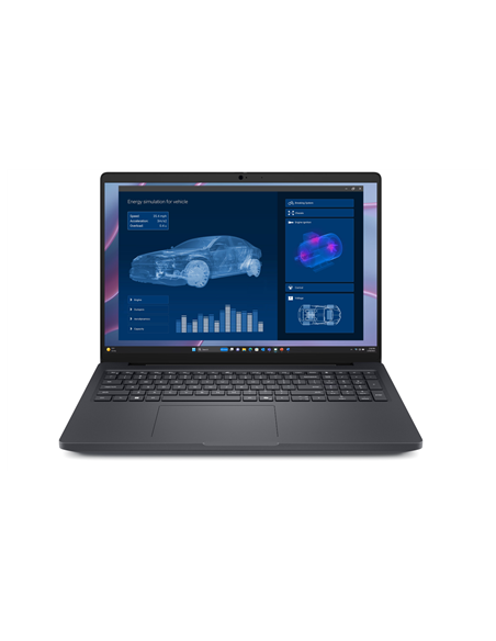 Dell Pro Max 16 MC16255 | 16 " | FHD+ | AMD Ryzen AI 9 HX PRO | 370 | 64 GB | LPDDR5x | Solid-state drive capacity 1000 GB | NV