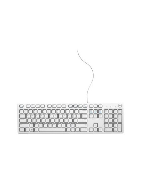 Dell | KB216 | Multimedia | Wired | EN | White | USB