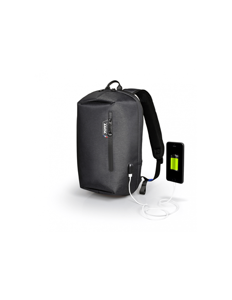 PORT DESIGNS | SAN FRANCISCO | Laptop Backpack | Backpack | Grey | Shoulder strap