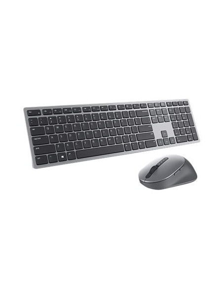 Dell Premier Multi-Device Keyboard and Mouse | KM7321W | Keyboard and Mouse Set | Wireless | Ukrainian | Titanium Gray | 2.4 GH