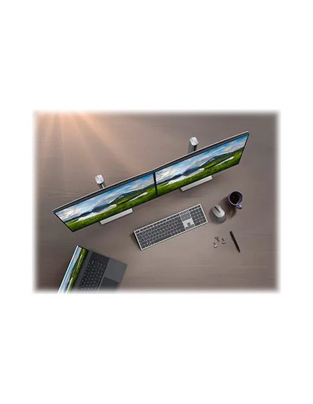 Dell Premier Multi-Device Keyboard and Mouse | KM7321W | Keyboard and Mouse Set | Wireless | Ukrainian | Titanium Gray | 2.4 GH