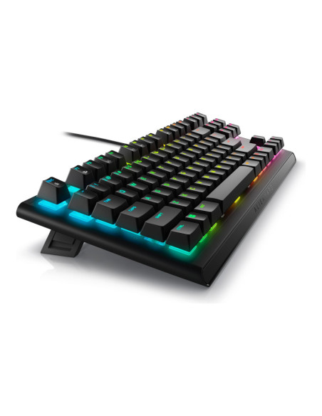 Dell Alienware Tenkeyless AW420K | Gaming Keyboard | Wired | EN | Dark Side of the Moon | CHERRY MX Red