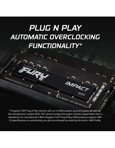 NB MEMORY 8GB PC25600 DDR4/SO KF432S20IB/8...