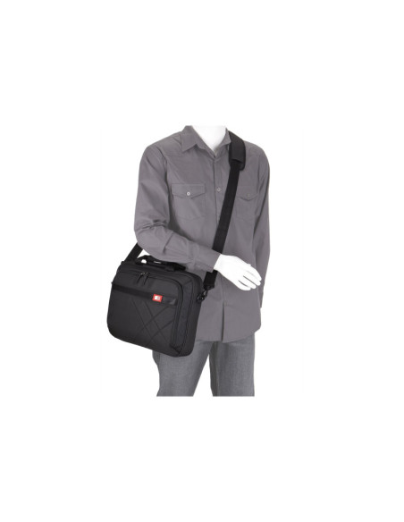 Case Logic | DLC115 | Fits up to size 15 " | Messenger - Briefcase | Black | Shoulder strap