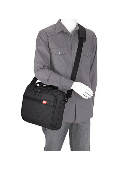 Case Logic | DLC115 | Fits up to size 15 " | Messenger - Briefcase | Black | Shoulder strap