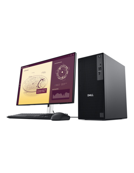 Dell Pro | QCT1255 | Desktop | Tower | AMD Ryzen 7 PRO | 8700G | Internal memory 16 GB | DDR5 | 512 GB | Intel Integrated Graph