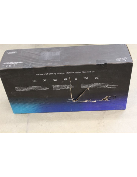 Dell Alienware AW3425DWM | 34 " | VA | WQHD | 21:9 | 180 Hz | 1 ms | 3440 x 1440 pixels | 400 cd/m | HDMI ports quantity 2 | Wa