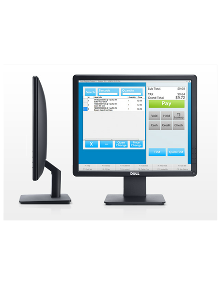 Dell | E Series | E1715S | 17 " | TN | 5:4 | 60 Hz | 5 ms | LED pixels | 1280 x 1024 | 250 cd/m | VGA, DP | Black | Warranty 36