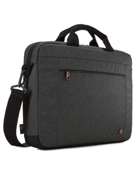 Case Logic | Era Attach | Fits up to size 14 " | Messenger - Briefcase | Obsidian | Shoulder strap