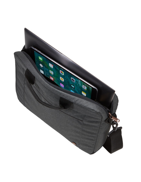 Case Logic | Era Attach | Fits up to size 14 " | Messenger - Briefcase | Obsidian | Shoulder strap