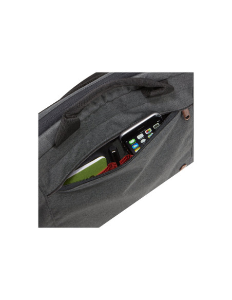 Case Logic | Era Attach | Fits up to size 14 " | Messenger - Briefcase | Obsidian | Shoulder strap