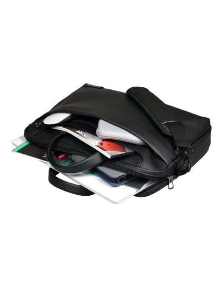 PORT DESIGNS | Zurich | Fits up to size 15.6 " | Messenger - Briefcase | Black | Shoulder strap