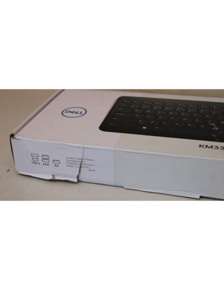 SALE OUT. | Dell | Keyboard and Mouse | KM3322W | Keyboard and Mouse Set | Wireless | Batteries included | US | DAMAGED PACKAGI