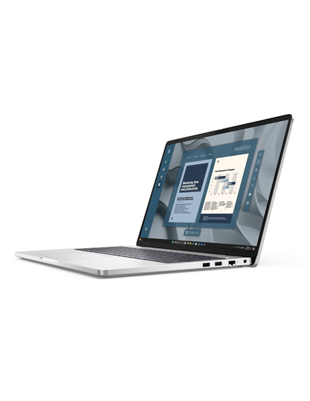 Dell Pro 16 PC16255 | Platinum Silver | 16 " | IPS | FHD+ | 1920 x 1200 pixels | Anti-glare | AMD Ryzen AI 7 | 350 | 16 GB | DD