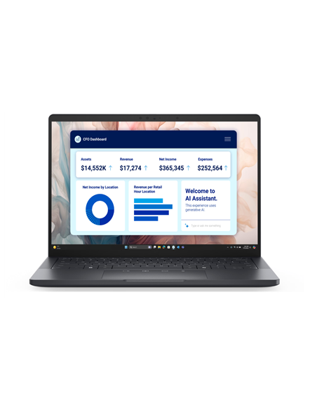 Dell Pro Premium 13 PA13250 | 13.3 " | FHD+ | Anti-glare | Intel Core Ultra 7 | 266V | 16 GB | LPDDR5x | Solid-state drive capa