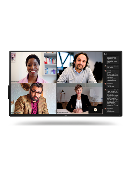 Dell | P5525QC | 55 " | IPS | 4K UHD | 16:9 | 60 Hz | 8 ms | 3840x 2160 pixels | 400 cd/m | HDMI ports quantity 2