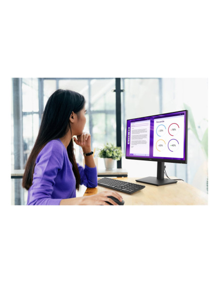 Dell | E2425HSM | 24 " | IPS | FHD | 16:9 | 100 Hz | 5 ms | 1920 x 1080 pixels | 250 cd/m | HDMI ports quantity 1 | Black