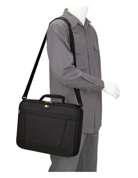 Case Logic | VNCI215 | Fits up to size 15.6 " | Messenger - Briefcase | Black | Shoulder strap
