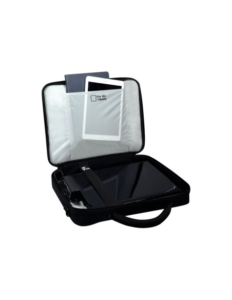 PORT DESIGNS | Courchevel | Fits up to size 15.6 " | Messenger - Briefcase | Black | Shoulder strap