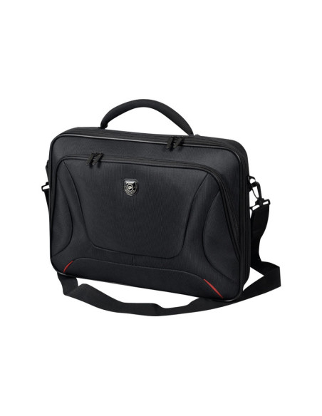 PORT DESIGNS | Courchevel | Fits up to size 15.6 " | Messenger - Briefcase | Black | Shoulder strap