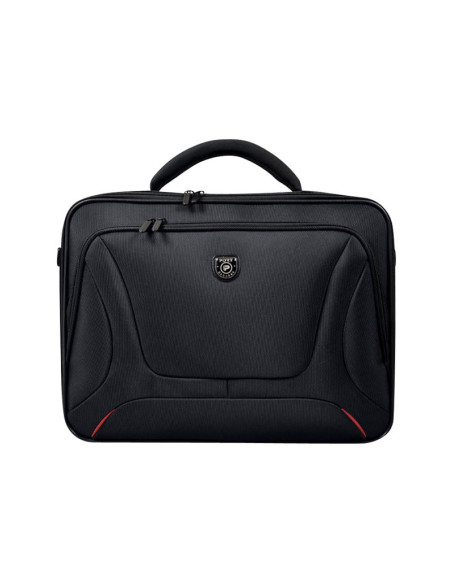 PORT DESIGNS | Courchevel | Fits up to size 15.6 " | Messenger - Briefcase | Black | Shoulder strap