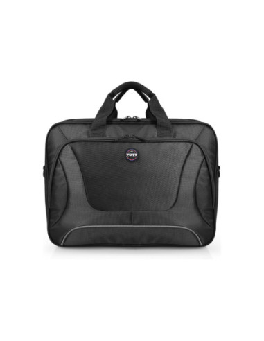 PORT DESIGNS | Courchevel | Fits up to size 17.3 " | Messenger - Briefcase | Black | Shoulder strap