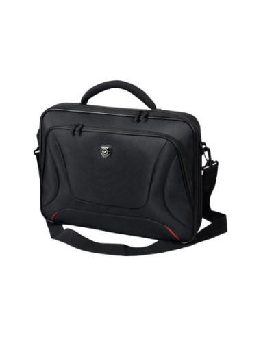PORT DESIGNS | Courchevel | Fits up to size 17.3 " | Messenger - Briefcase | Black | Shoulder strap