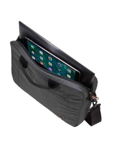 Case Logic | Era Attach | Fits up to size 14 " | Messenger - Briefcase | Obsidian | Shoulder strap
