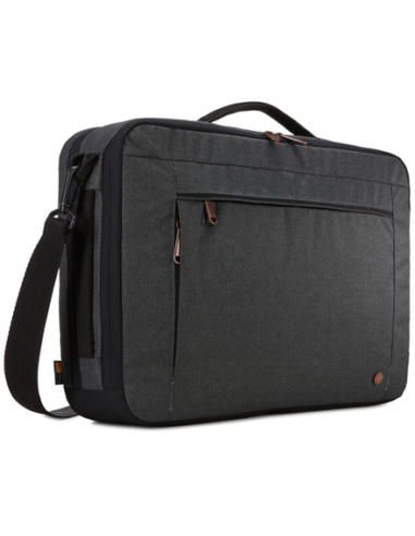 Case Logic | Era Hybrid Briefcase | Fits up to size 15.6 " | Messenger - Briefcase/Backpack | Obsidian | Shoulder strap