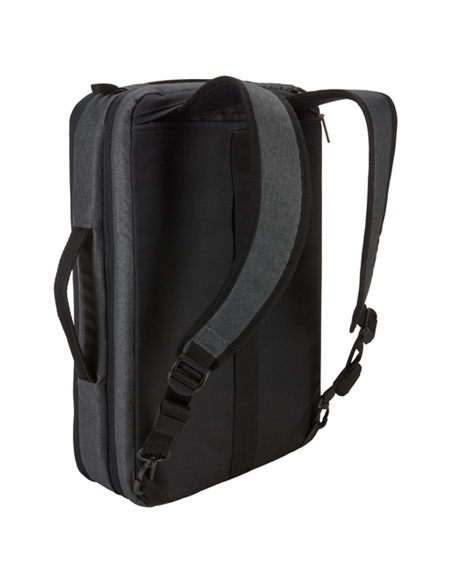 Case Logic | Era Hybrid Briefcase | Fits up to size 15.6 " | Messenger - Briefcase/Backpack | Obsidian | Shoulder strap