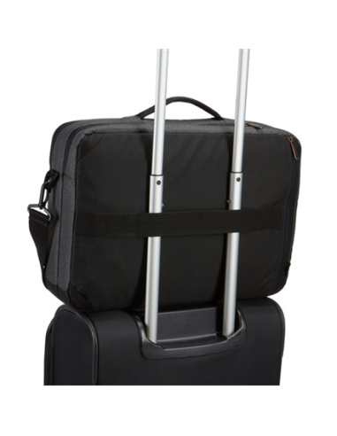 Case Logic | Era Hybrid Briefcase | Fits up to size 15.6 " | Messenger - Briefcase/Backpack | Obsidian | Shoulder strap