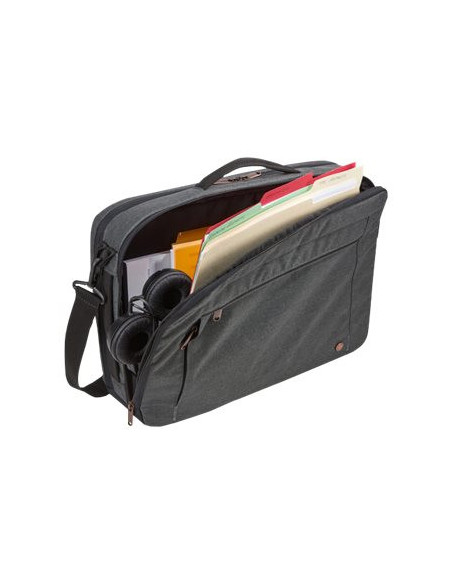 Case Logic | Era Hybrid Briefcase | Fits up to size 15.6 " | Messenger - Briefcase/Backpack | Obsidian | Shoulder strap