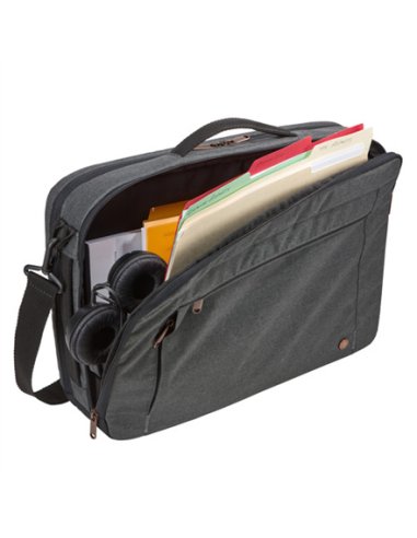 Case Logic | Era Hybrid Briefcase | Fits up to size 15.6 " | Messenger - Briefcase/Backpack | Obsidian | Shoulder strap