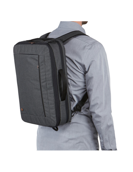 Case Logic | Era Hybrid Briefcase | Fits up to size 15.6 " | Messenger - Briefcase/Backpack | Obsidian | Shoulder strap