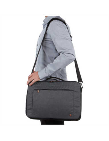 Case Logic | Era Hybrid Briefcase | Fits up to size 15.6 " | Messenger - Briefcase/Backpack | Obsidian | Shoulder strap
