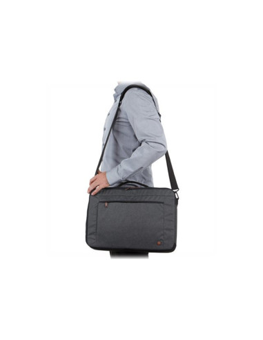 Case Logic | Era Hybrid Briefcase | Fits up to size 15.6 " | Messenger - Briefcase/Backpack | Obsidian | Shoulder strap