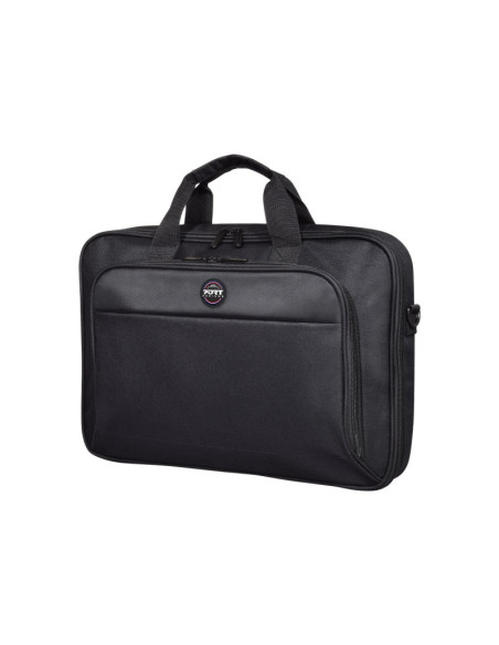 PORT DESIGNS | 105064 | HANOI II CLAMSHELL | Fits up to size 15.6 " | Messenger - Briefcase | Black | Shoulder strap