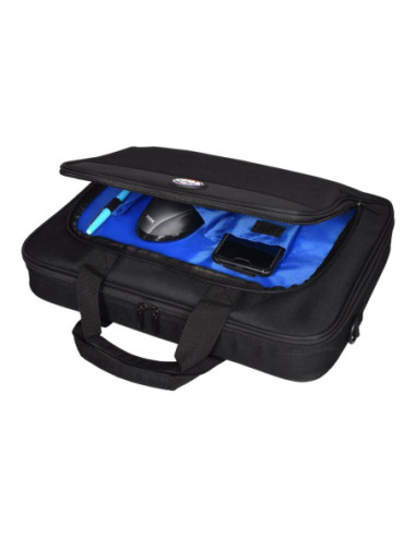 PORT DESIGNS | 105064 | HANOI II CLAMSHELL | Fits up to size 15.6 " | Messenger - Briefcase | Black | Shoulder strap