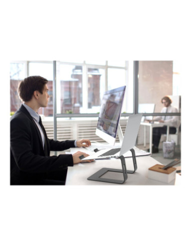 PORT DESIGNS | 901103 | Ergonomic Notebook stand | Notebook Stand | Black | 10-15.6 "