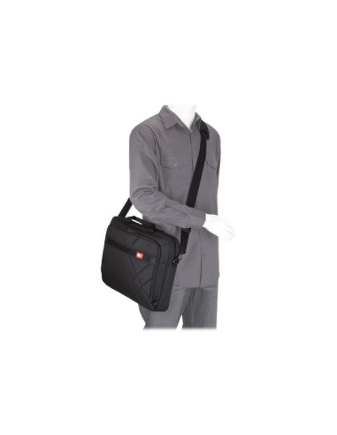 Case Logic | DLC117 | Casual Laptop Bag | Fits up to size 17 " | Laptop Bag | Black | Shoulder strap