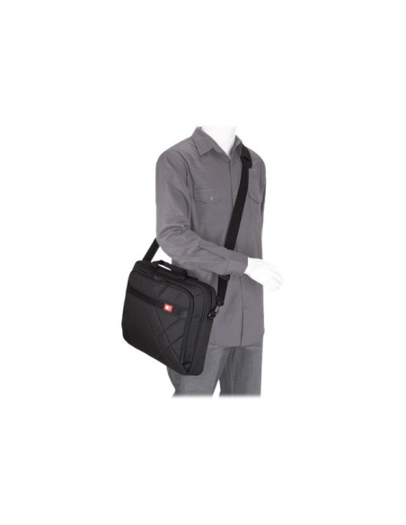 Case Logic | DLC117 | Casual Laptop Bag | Fits up to size 17 " | Laptop Bag | Black | Shoulder strap