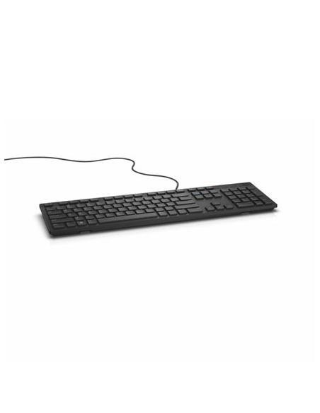 Dell | KB216 | Standard | Wired | EE | Quietkey | Black