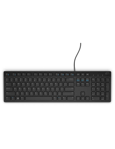 Dell | KB216 RTL Box | Multimedia | Wired | US | Black