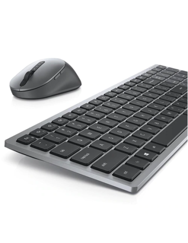 Dell | Keyboard and Mouse | KM7120W | Keyboard and Mouse Set | Wireless | Batteries included | US | Bluetooth | Titan Gray | Nu