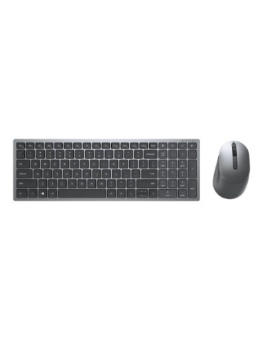Dell | Keyboard and Mouse | KM7120W | Keyboard and Mouse Set | Wireless | Batteries included | Russian | Bluetooth | Titan Gray